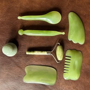 Set of Gua Sha Facial Tools